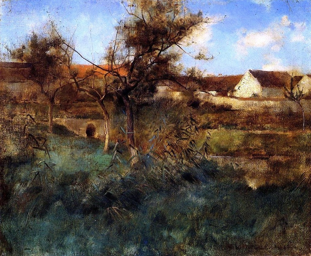 Willard Leroy Metcalf Landscape Wall Decal