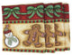 Set of 4 Gingerbread Sweets Festive Holiday Tapestry Placemats 13 x 19
