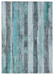 Machine Washable Indoor/Outdoor Chantille ACN1874 Teal 8' x 10' Rug