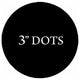 VWAQ 20 Polka Dot Wall Decals, 3" Peel and Stick, Black