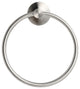 Elizabeth Wall Mounted Towel Ring in Satin Nickel
