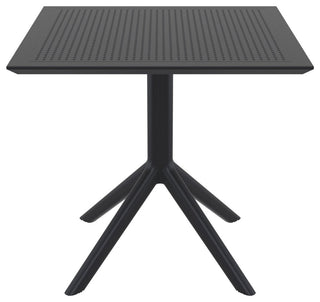 Compamia 31" Sky Square Table, Black