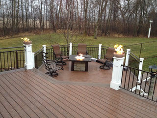 2 Propane Fire Bowls Kit Complete Basic Table Top, Fire Pot Kit