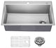 KRAUS Fairlane 33" Drop, / Top Mount 1-Bowl Stainless Steel Kitchen Sink