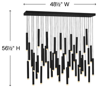 Fredrick Ramond Harmony Medium Adjustable Led Linear, Black*