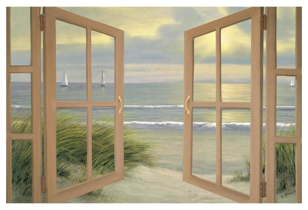 "Gentle Breeze through Door" Digital Paper Print by Diane Romanello, 32"x22"