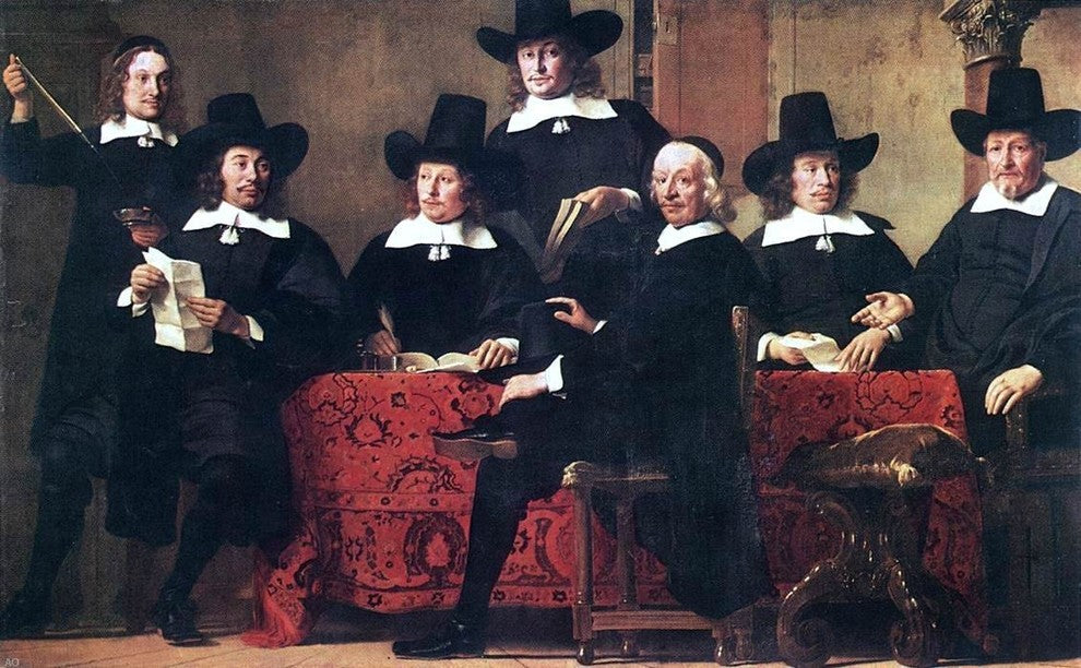 Ferdinand Bol Governors of the Wine Merchant-s Guild Wall Decal