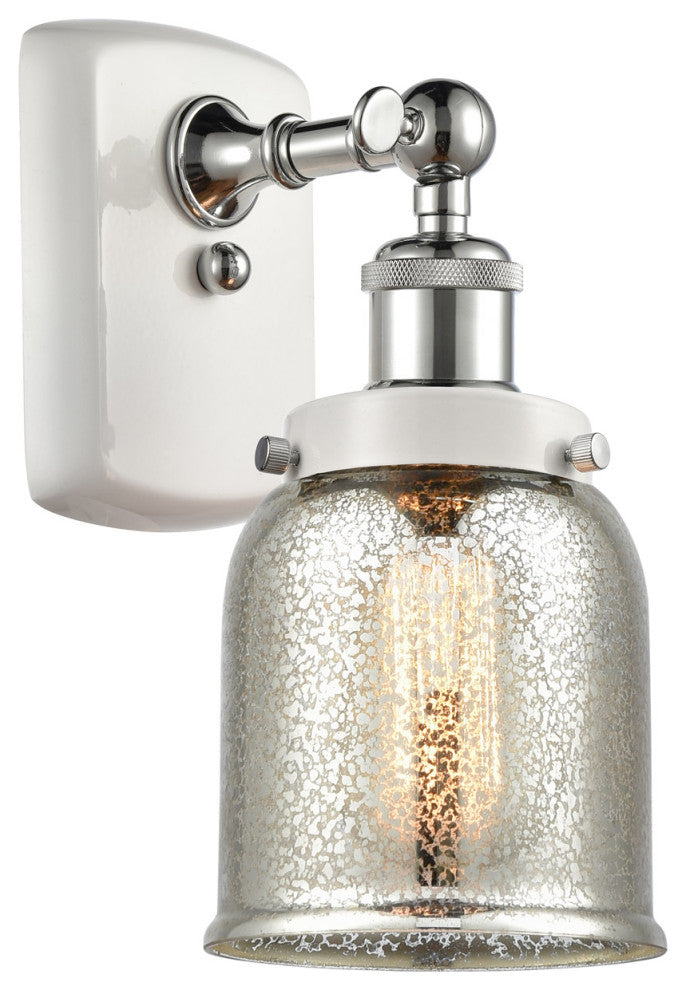 Innovations 916-1W-WPC-G58 1-Light Sconce, White, Polished Chrome