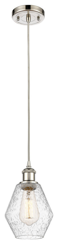 Innovations 516-1P-PN-G654-6-LED 1-Light Mini Pendant, Polished Nickel