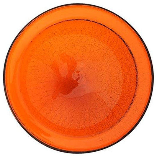 Achla  12" Oranger Crackel Bowl - Mandarin