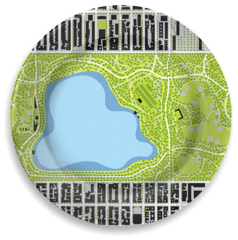 Park Plate, Central Park: Reservoir