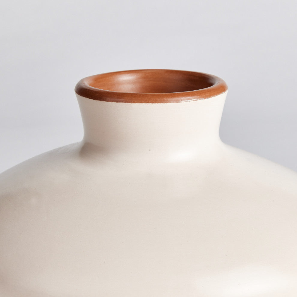 Fiorella Small White Vase