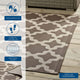 Area Rug Floor Carpet, Indoor Outdoor, Moroccan, Rectangular, 9x12, Beige