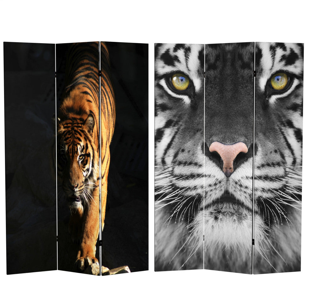 6' Tall Double Sided Tiger Room Divider