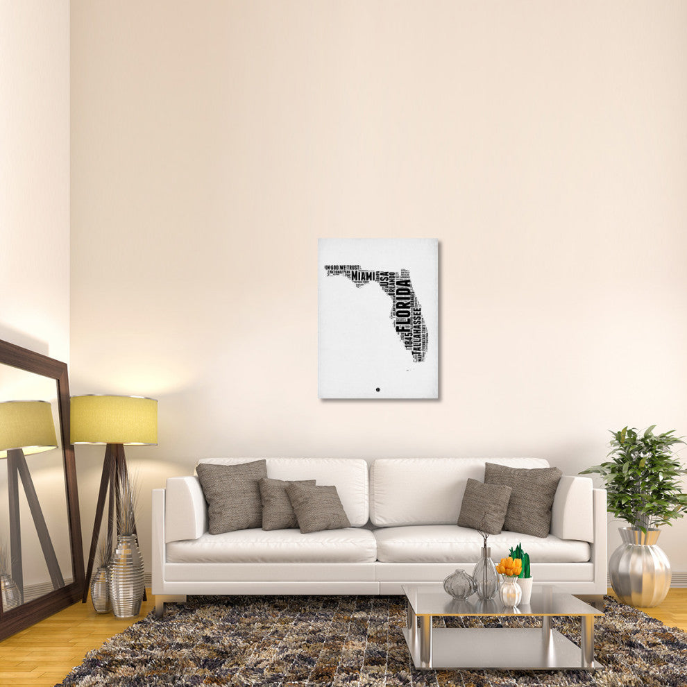 "Florida Word Cloud 2" Fine Art Print