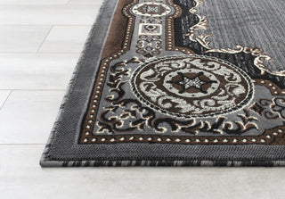 Allstar Western Area Rug Texas Star design, Grey, 5x7