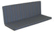 Full Bench Cushion, Blue Stripe, 6 Foot