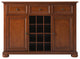 Alexandria Buffet Server / Sideboard Cabinet, Wine Storage, Classic Cherry