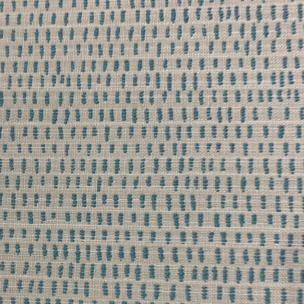 Plutus Blue Punctuation Dot Luxury Throw Pillow, 20"x30"