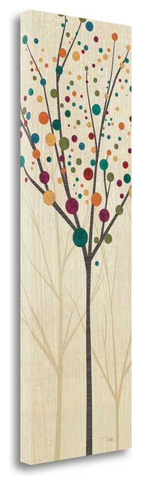 "Flying Colors Trees Light II" By Pela Err, Giclee Print on Gallery Wrap Canvas