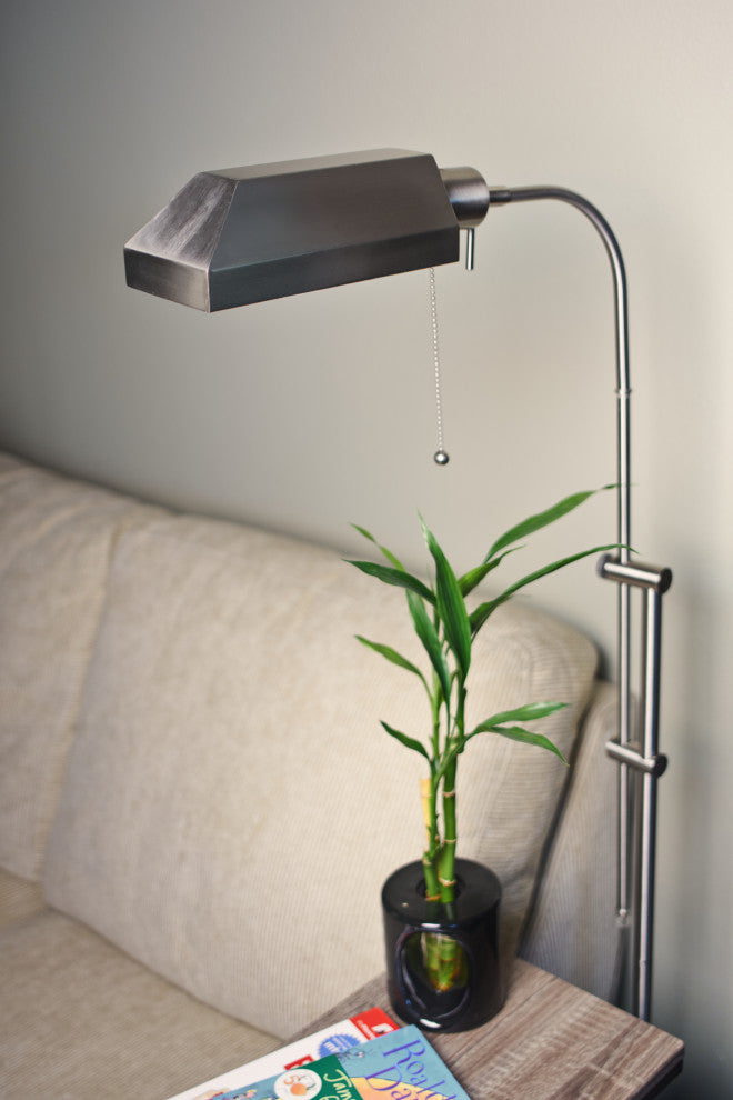 Kira Home Prescott 58" Adjustable Standing Pharmacy Floor Lamp, Includes 6W LED,