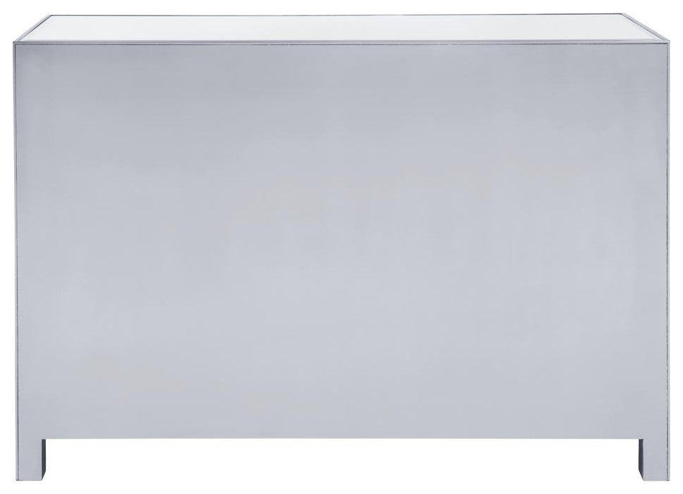 Dresser 6 Drawers 48" W X 18" D" X 32" H, Antique Silver Paint
