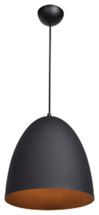 Access Lighting Nostalgia Pendant 23776-MBL/MGL, Matte Black