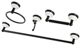 Kingston Brass 4-Piece Bathroom Accessory Set, Oil Rubbed Bronze