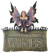 Design Toscano Dont Piss Off The Fairies Plaque