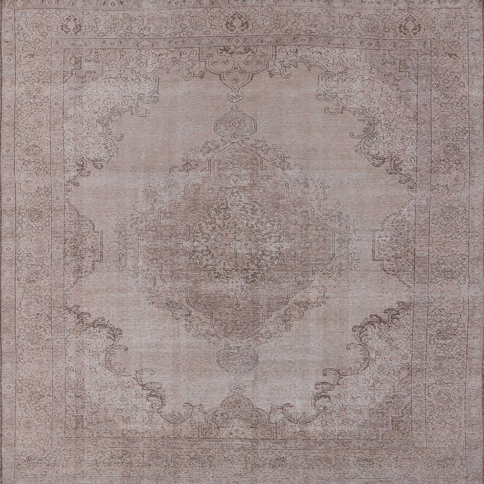 Ahgly Company Indoor Square Mid-Century Modern Area Rugs, 8' Square