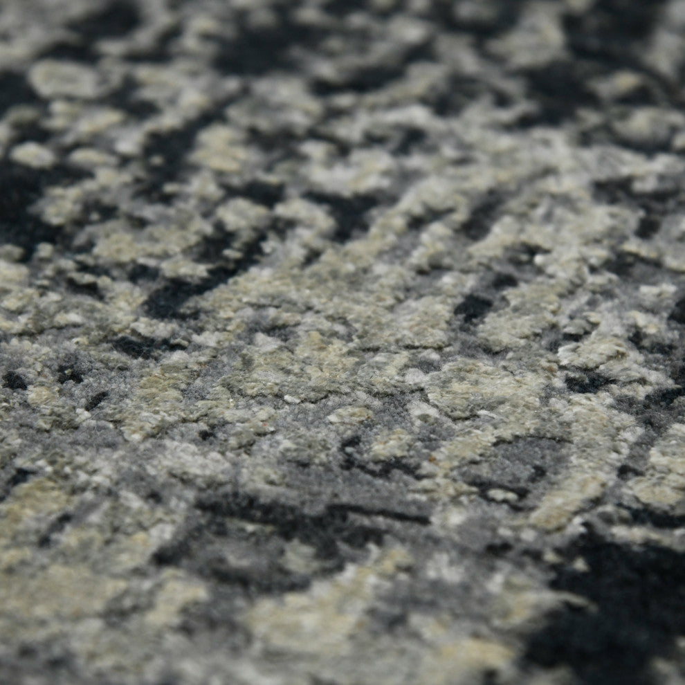 Zenith Area Rug, Charcoal, 8' x 10', Abstract