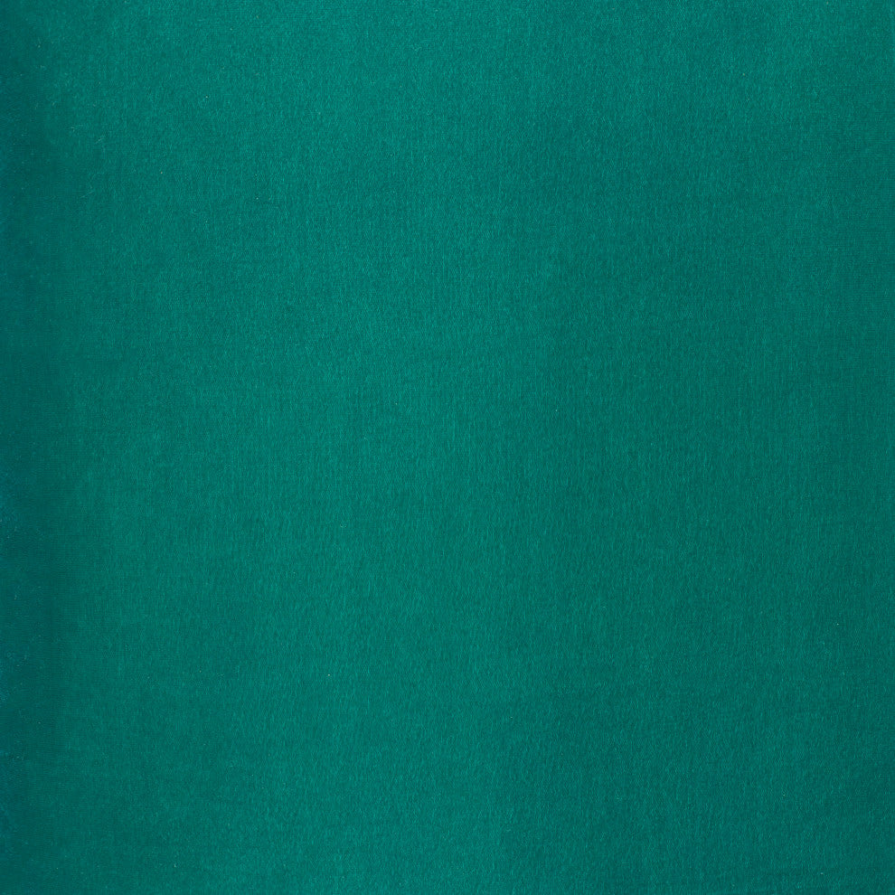 Surya Velvet Glam Deep Teal Pillow Shell With Polyester Insert 20"H X 20"W