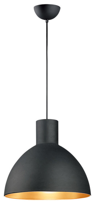 Maxim Lighting Cora 1-Light Pendant, 19.75" Black/Gold