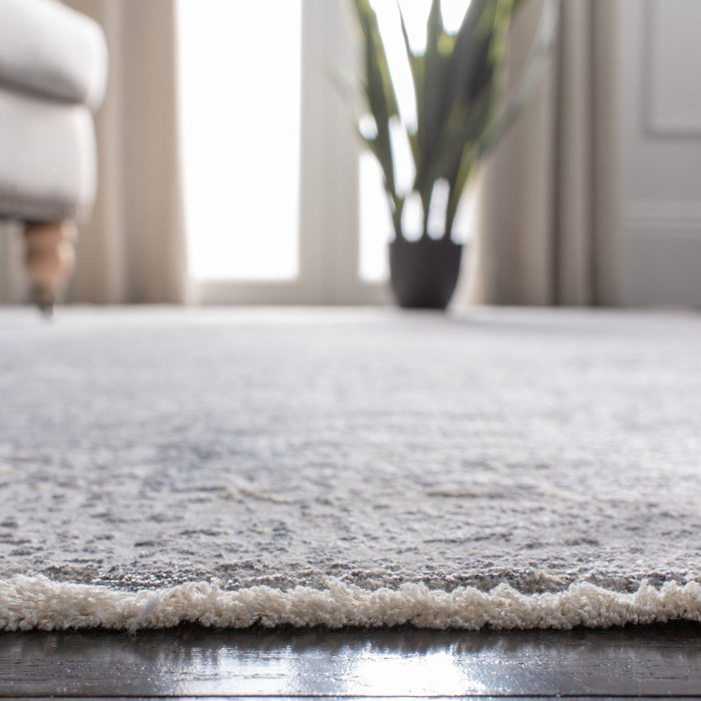 Safavieh Dream Area Rug, DRM407, Grey/Ivory, 2'x8'