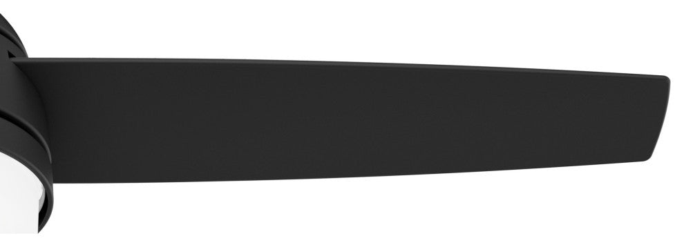 Hunter 48" Midtown Matte Black Ceiling Fan With LED Light Kit and Remote