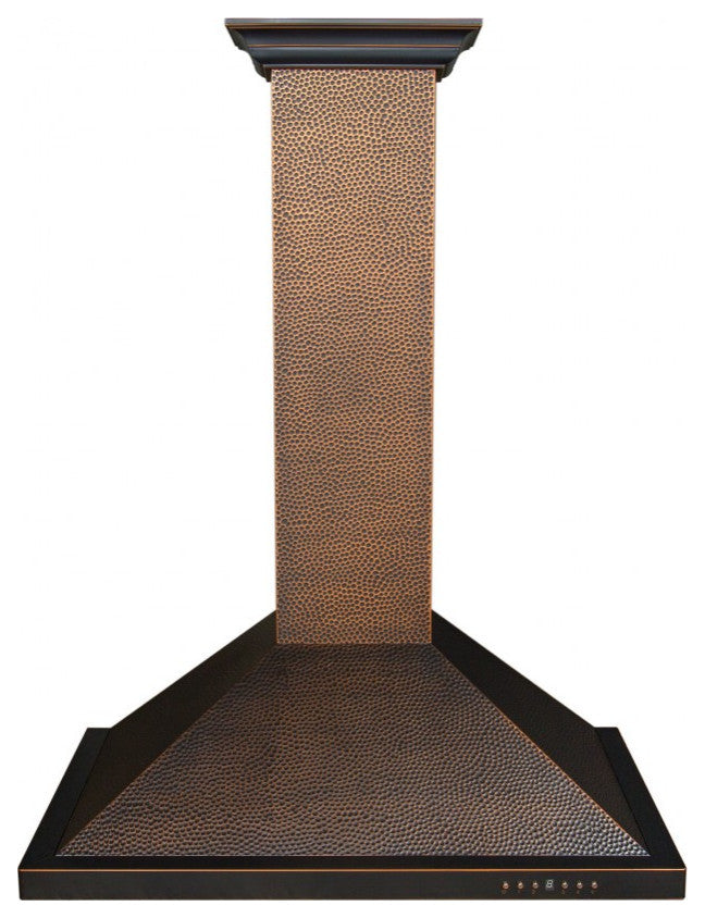 ZLINE 30 in. Designer Series Hand-Hammered Wall Mount Range Hood, 8KBH-30