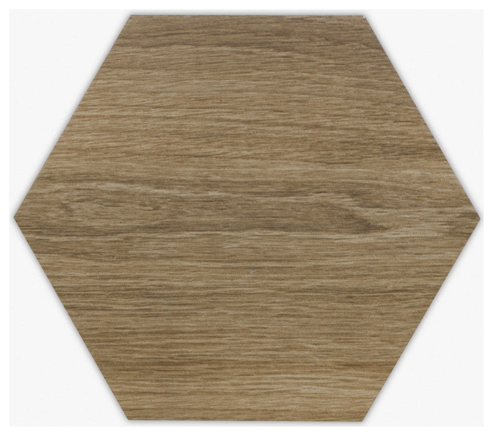 Atlas Beige Matte 10" Hexagon Porcelain Tile