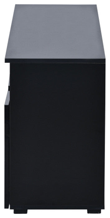 Universal Entertainment Center black modern TV stand