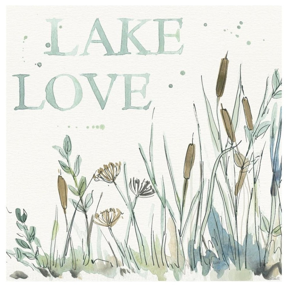 "Lakehouse VI" Digital Paper Print by Anne Tavoletti, 20"x20"