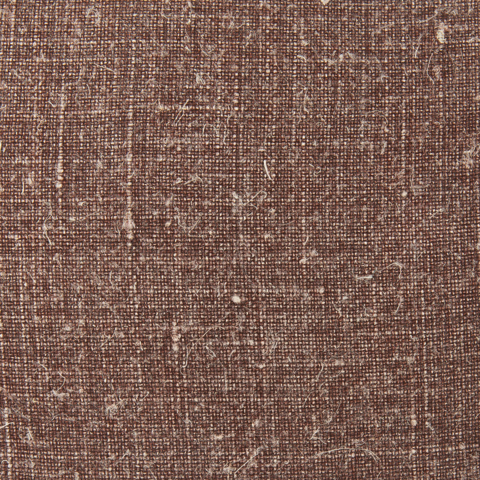 Jack Brown Linen Square Decorative Pillow Cover