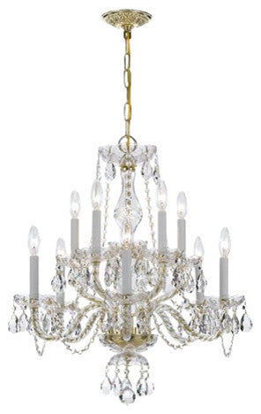 Crystorama Traditional Crystal 10-Light Chandelier