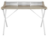 Bin Office Desk, Oak