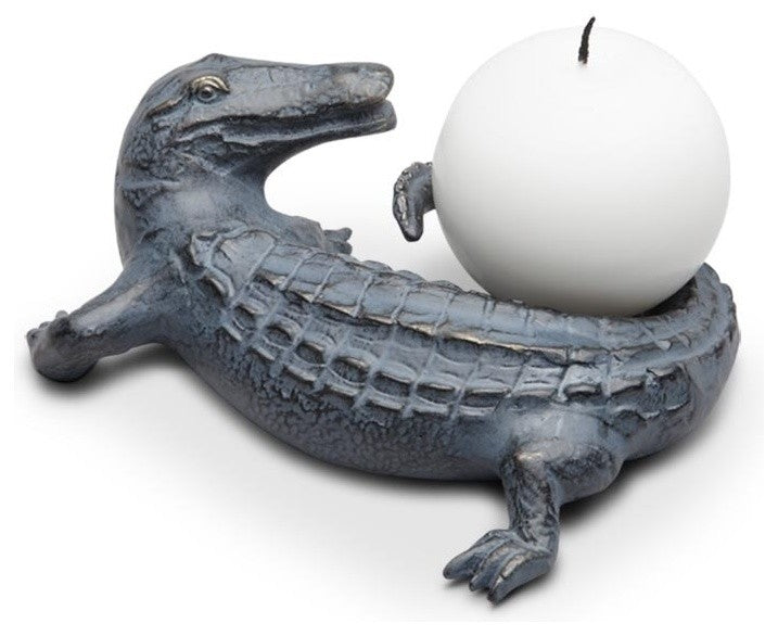 Alligator Candle Holder