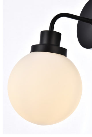 Helen 1-Light Bath Sconce, Brass With Frosted Shade