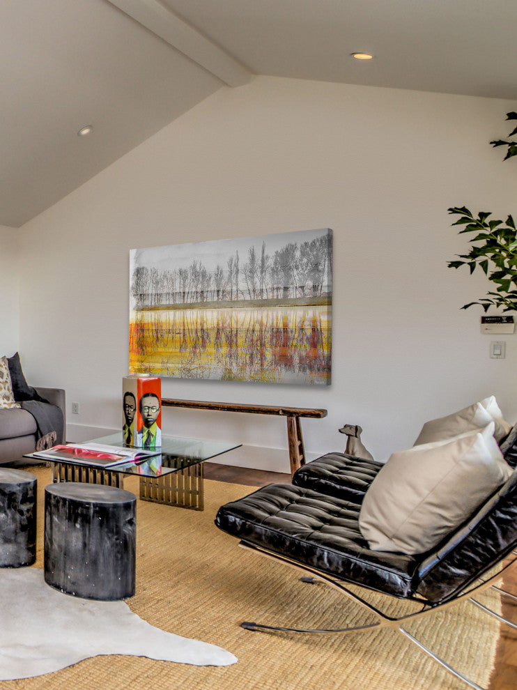 "Sunset Lake" Fine Art Canvas Print, 36"x24"