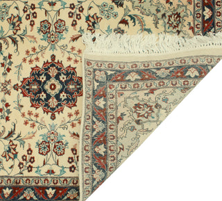 Pak-Persian Qssim Ivory/Navy Runner, 2'6x10'1