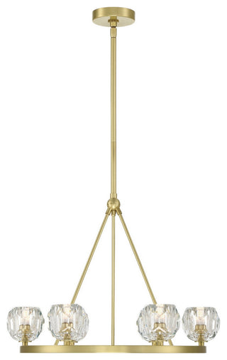Aragon LED Chandelier, Soft Brass