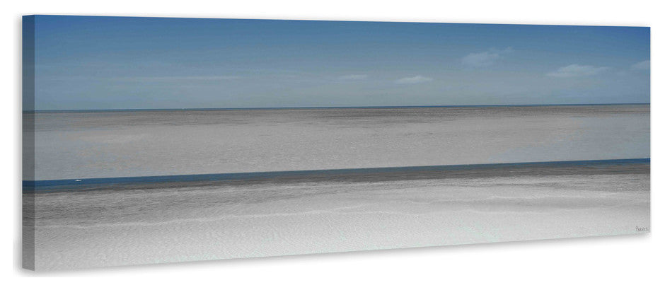 "Grey Water" Print on Canvas, 45"x15"