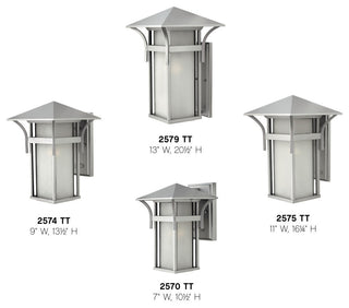 Hinkley Lighting 2570 10.5"H 1 Light Lantern Outdoor Wall Sconce - Titanium
