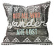 Wesley Bird Wander Throw Pillow, 18"x18"